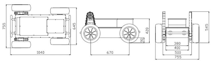輪式機(jī)器人底盤