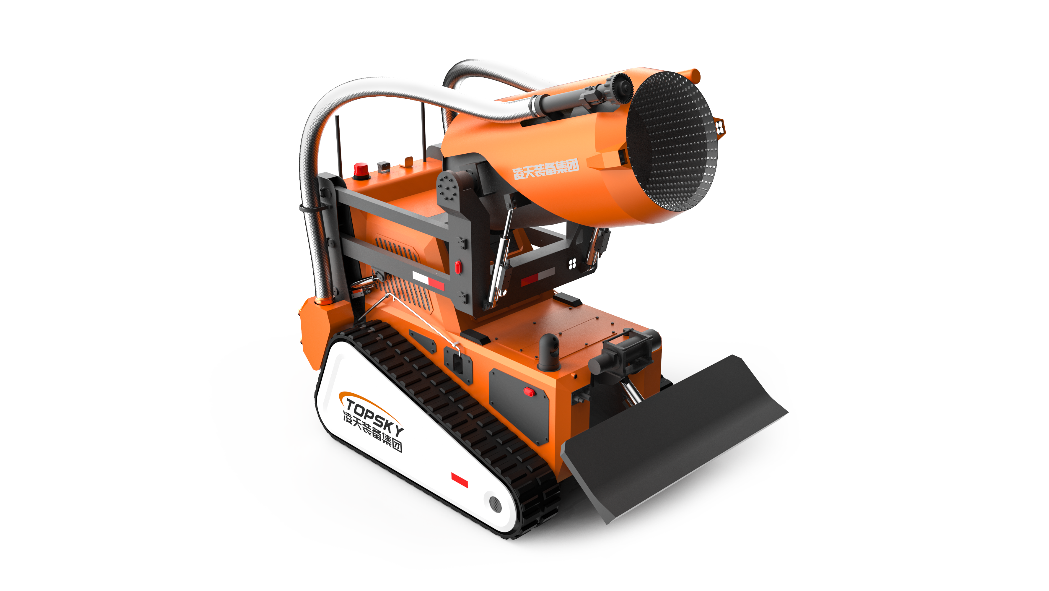 消防排煙滅火機(jī)器人 （油動(dòng)液壓、80國(guó)產(chǎn)消防水炮）