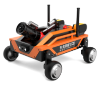 隨車(chē)速攻機(jī)器人便攜式電動(dòng)輪式四驅(qū)滅火機(jī)器人(第3代，輪式）