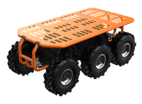 6X6差速輪式機(jī)器人底盤